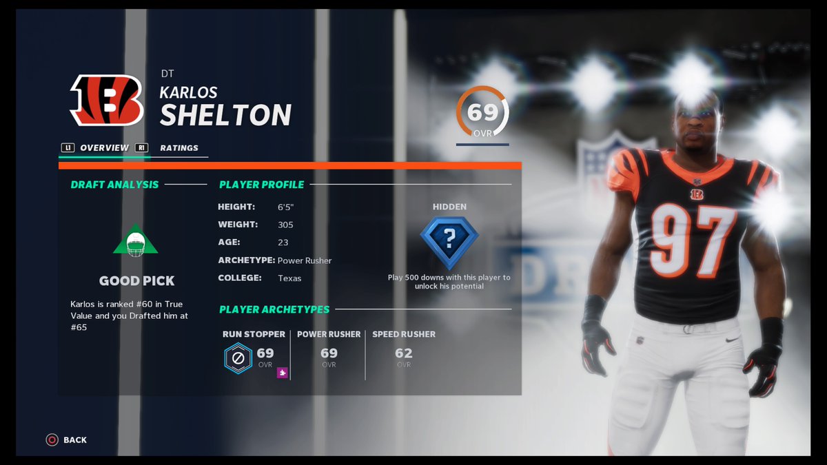 SPML_Bengalz's tweet image. #SPML19 DRAFT Our 3rd Round Pick, We still in the trenches @SPML_CFM