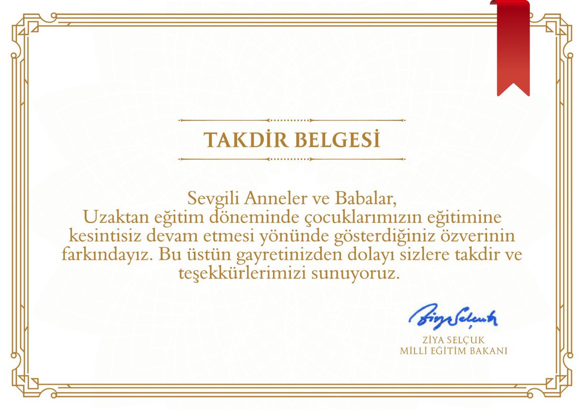 tcmeb's tweet photo. Uzaktan eğitim döneminde okul aile iş birliğinin en güzel örneğini sergileyen kıymetli velilerimize şükranlarımızla... https://t.co/gWJW8Nl6d8