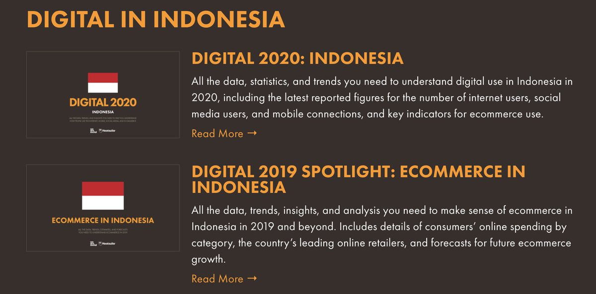 Kalau data digital behavior, banyak yang berpatokan dari data WeAreSocial. Biasanya data setahun lalu rilis setiap bulan Januari. Selagi menunggu, kita bisa lihat data terakhir di Oktober 2020. https://wearesocial.com/digital-2020  https://datareportal.com/digital-in-indonesia