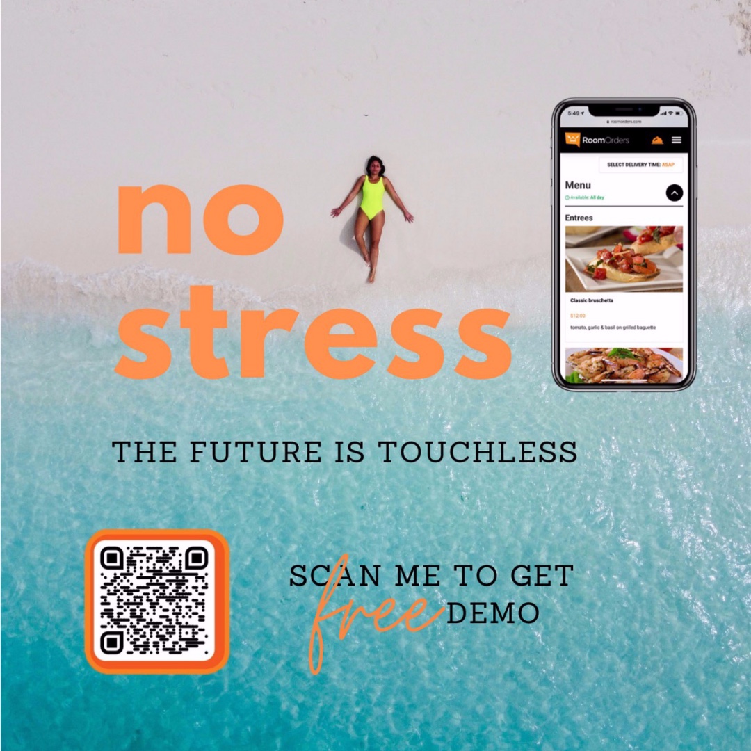 RoomOrdersInc's tweet photo. No stress. The Future Is Touchless! And it's the Weekend!
Happy Friday from the RoomOrders Team ๐ฅ
#RoomOrders #digitalmenu #lowtoucheconomy #godigital #QRcode #digitalordering #hospitality #digitalhotels #touchlessordering #foodandbeverages #hoteltech #digitalorderingsystem https://t.co/VgYo4mN7NS