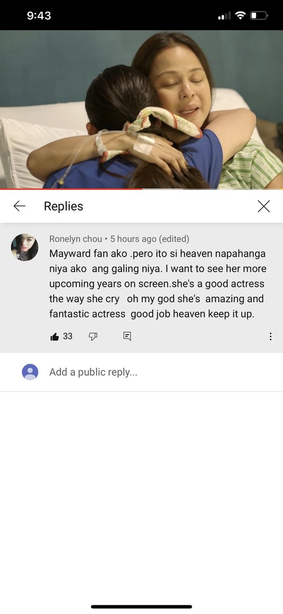 Ai oh wow naman may naka appreciate kay Tisay na mw fan... Simula na talaga ng pag dating ng madameng project para kay heaven. 

FragileFriday ELAY
#BUBiologicalDaughter

@hperalejo @tonythesharky 
@rgedramaunit @direklauren
@TV5manila @brightlightph @CignalTV