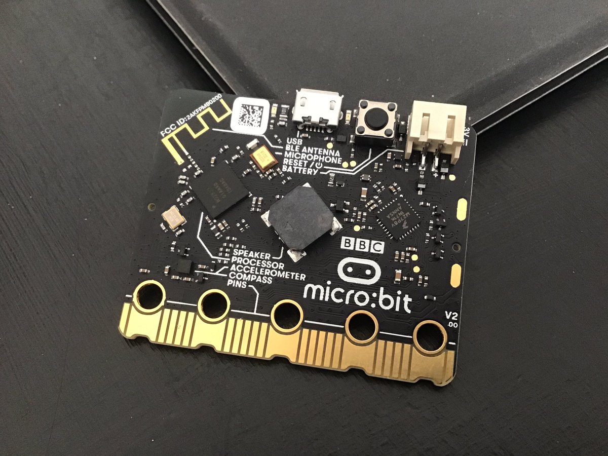arnold_hamish's tweet image. Look what arrived in the post today. Much fun will be had. 😁😁😁 #microbitv2