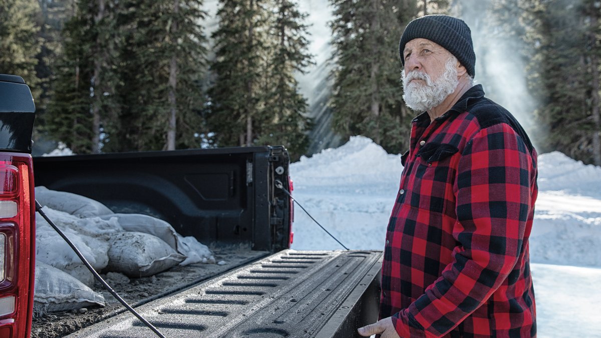 Retired teacher, Vic Manson, relies on the power of Ram Trucks to plow the dangerous roads of his mountainside community. Learn more about why Vic is #BuiltToServe here: bit.ly/3q4SUdS