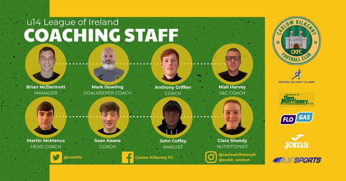 We are delighted to announce our Coaching Team for our Under 14 Squad for season 2021. Good luck on the coming season. If any players would like to register for upcoming trials for any of our squads, please click on the following link. forms.gle/Cwxy1s3fYz3APt…