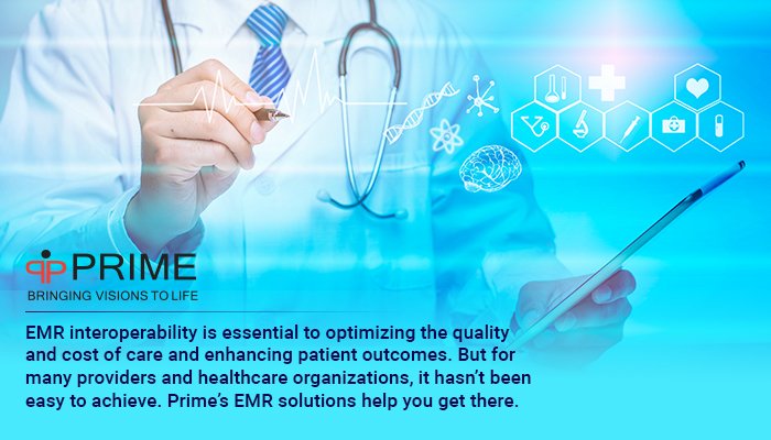 Learn how Prime can step in to help with system interoperability. An expert in building customized EMR solutions, Prime helps organizations mitigate the challenges to achieving true interoperability that enhances quality of care. #EMRsolutions #Healthcare primetgi.com/electronic-med…