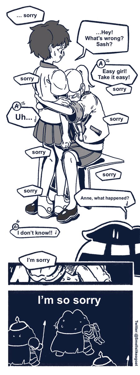 Smellslikeagoat's tweet photo. I’m so sorry 😢😢😢😢
#sashanne #amphibiafanart #amphibia https://t.co/7mPCQbhwpG