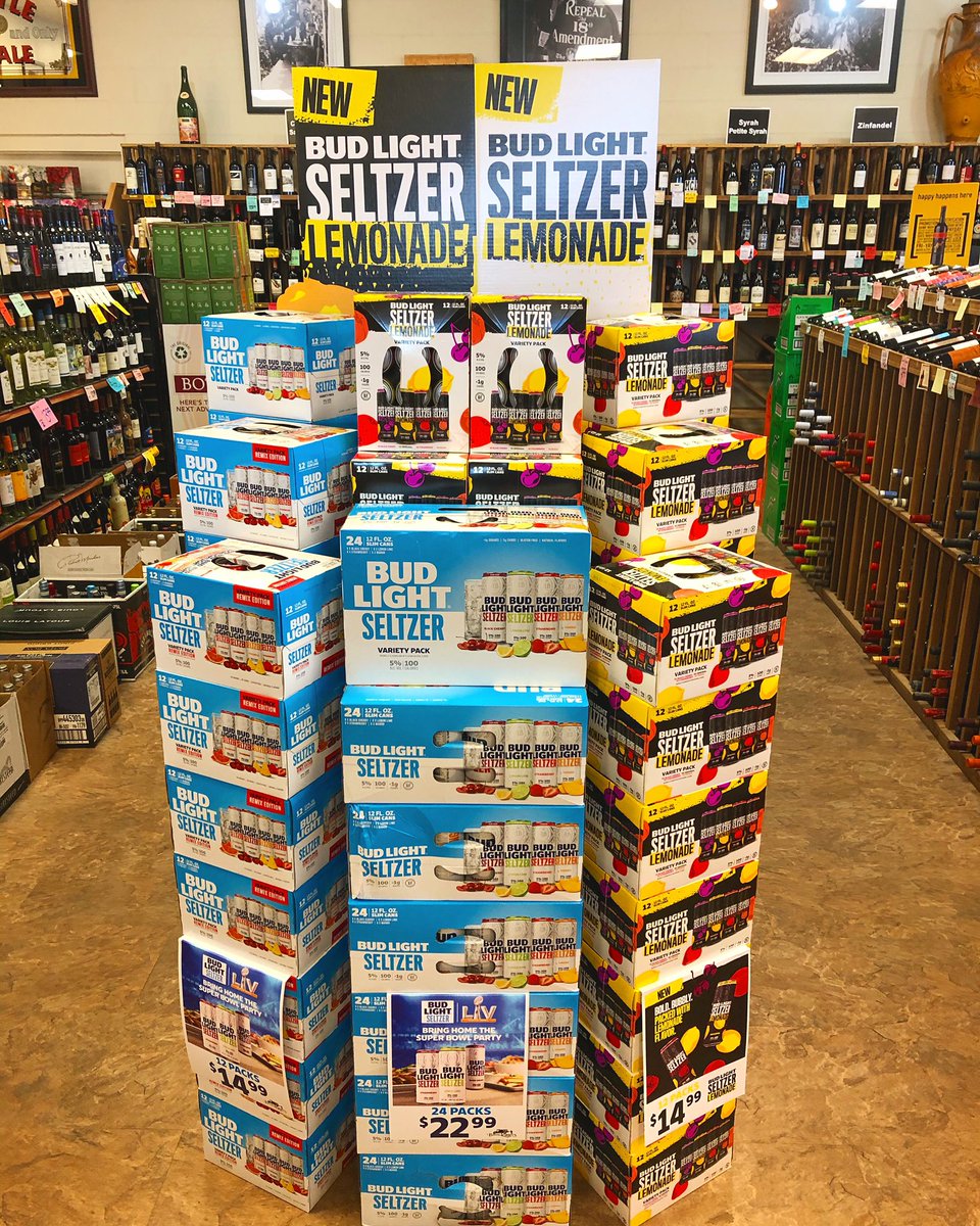 ‼️NEW‼️
@budlightseltzerz has released a lemonade! Available in 12PKs and 25oz cans 🤪
•
#budlightlemonade #budltseltzer #newseltzer #newlemonade #buylocal #shoplocal #cheers #bootleggersbeveragewarehouse #bootleggers