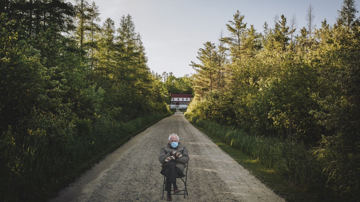 Bernie made it to Voyageurs National Park.