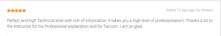 It's great to see how many of you have taken advantage of our vast range of online training courses, including our BTEC Level 5 CCTV System Design Diploma! The thing that makes it even better is the incredible reviews you have left us, we can't thank all of you enough
