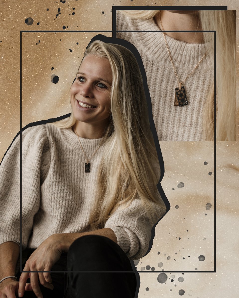 ✨ <a href="/KikavanEs/">Kika van Es</a> wears her MY KEE model #5: with the black honeycomb plate and the rose gold ID plate.

💝 The only model in rose gold of the MY KEE collection.

👉 mykee.team/modele/kika/

#MYKEE #OurChoice 💎🗝