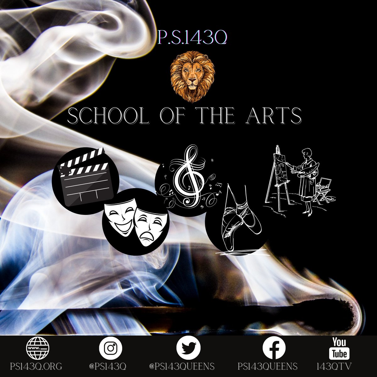 WELCOME TO PS143Q's SCHOOL OF THE ARTS Twitter page, follow us today <a href="/TheARTSat143q/">TheARTSat143Q</a> !!!!