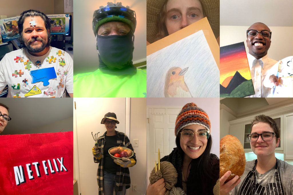 Our team is close. We dress up for Zoom Halloween. We schedule morning coffee chats. In a past life, at the office, we threw skittles in each other’s mouths and did cartwheels and brought figs and pumpkin bread and bagels to share.