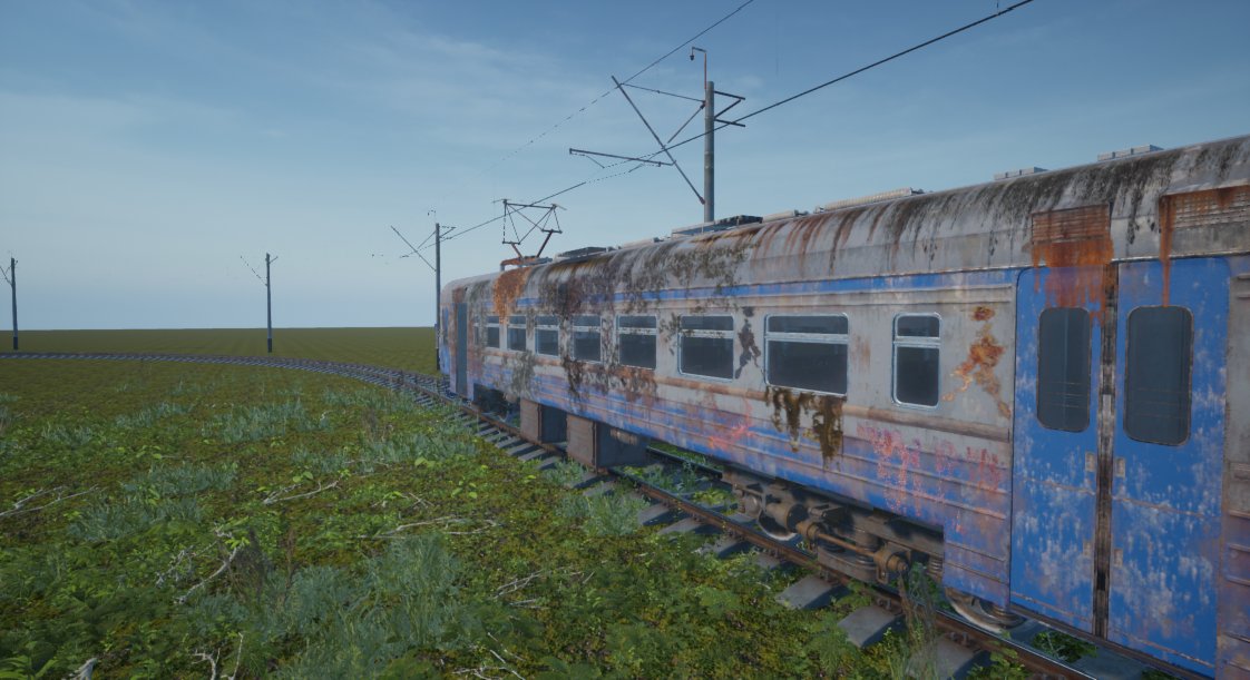 DigitalZooArt's tweet photo. Work in progress 🚃🚃🚃

#NFT #cryptoart #Collectible #digitalart #art #artworld #blockchain #artist #Ethereum #eth #3DArt #ue4 #UnrealEngine #postapocalyptic #nature #AbandonedPlaces #train #afterhumanity https://t.co/5mpYhb1ugF