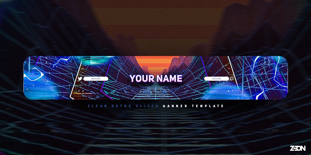 Zeonarts Free Template Get Yourself A Clean Retro 80 S Style Glitch Youtube Banner Template For Your Youtube Channel Watch The Speed Art Download It From Here T Co Asahqwvxgl T Co Ju6pdpm9i9 Zeonarts Free Template Get Yourself A Clean Retro 80 S Style Glitch Youtube Banner Template For Your Youtube Channel Watch The Speed Art Download It From Here T Co Asahqwvxgl T Co Ju6pdpm9i9