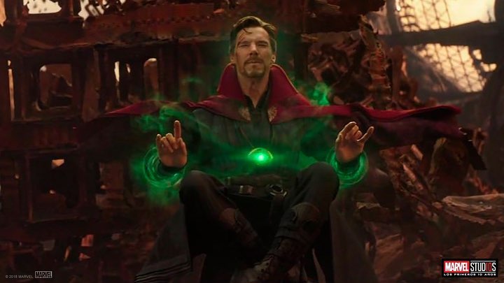 CinecolorCol's tweet photo. Al inicio #StephenStrange era uno de los mejores cirujanos del mundo,  luego tuvo que revisar 14.000.605 futuros para descubrir cómo vencer a #Thanos.  #Marvel #MarvelStud10s #DoctorStrange https://t.co/c2ZyO0yrm2