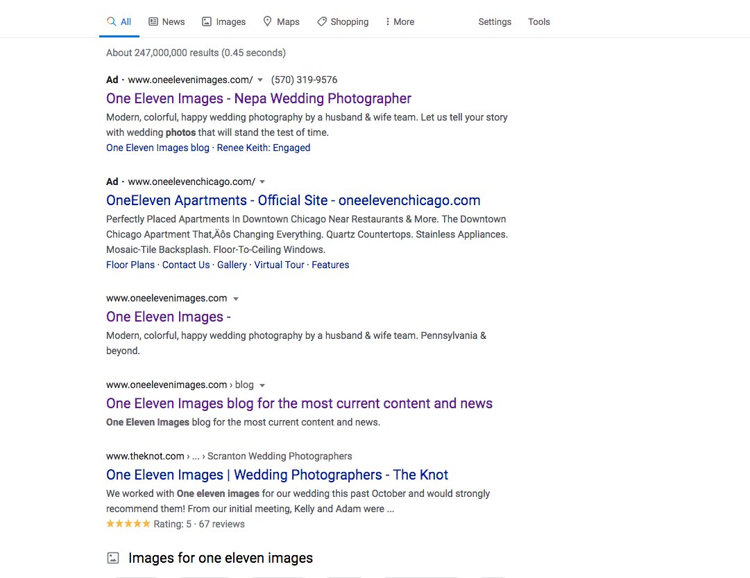 oneelevenimages's tweet photo. Does anyone have any idea why our google listing shows correctly when we click the link in our my google admin page but does not show correctly when we #goggle ourselves directly? @googledevs #mygoogle https://t.co/QTfg0oMXUW