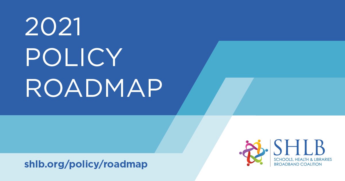 Yesterday we launched our 2021 Policy Roadmap, including nine policy priorities that are critical to closing the  #digitaldivide through community anchor institutions:  https://www.shlb.org/policy/roadmap Read on for a quick overview....(1/10)