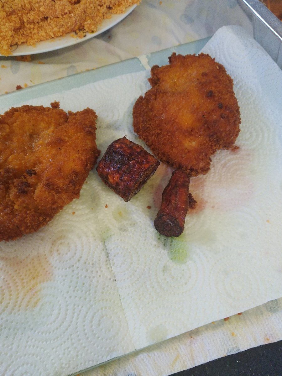 Now after a while the carrot is going to burn. Now worries. Take it out and replace with another piece