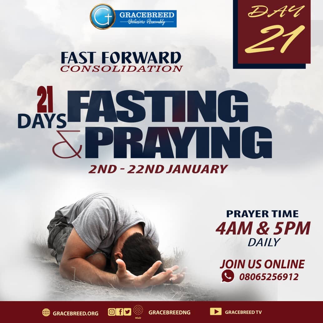 gracebreedng's tweet photo. Hallelujah!!!
Your excellencies morning to you. With Jesus Joy I Welcome you to Day 21 of
FAST FORWARD CONSOLIDATION
Our heart desires and Prayers are all answered in Jesus name.
Have a blessed and fulfilled day.
God bless you!
#FastforwardConsolidated
#21days
#gracebreed https://t.co/hfxa1zayQI