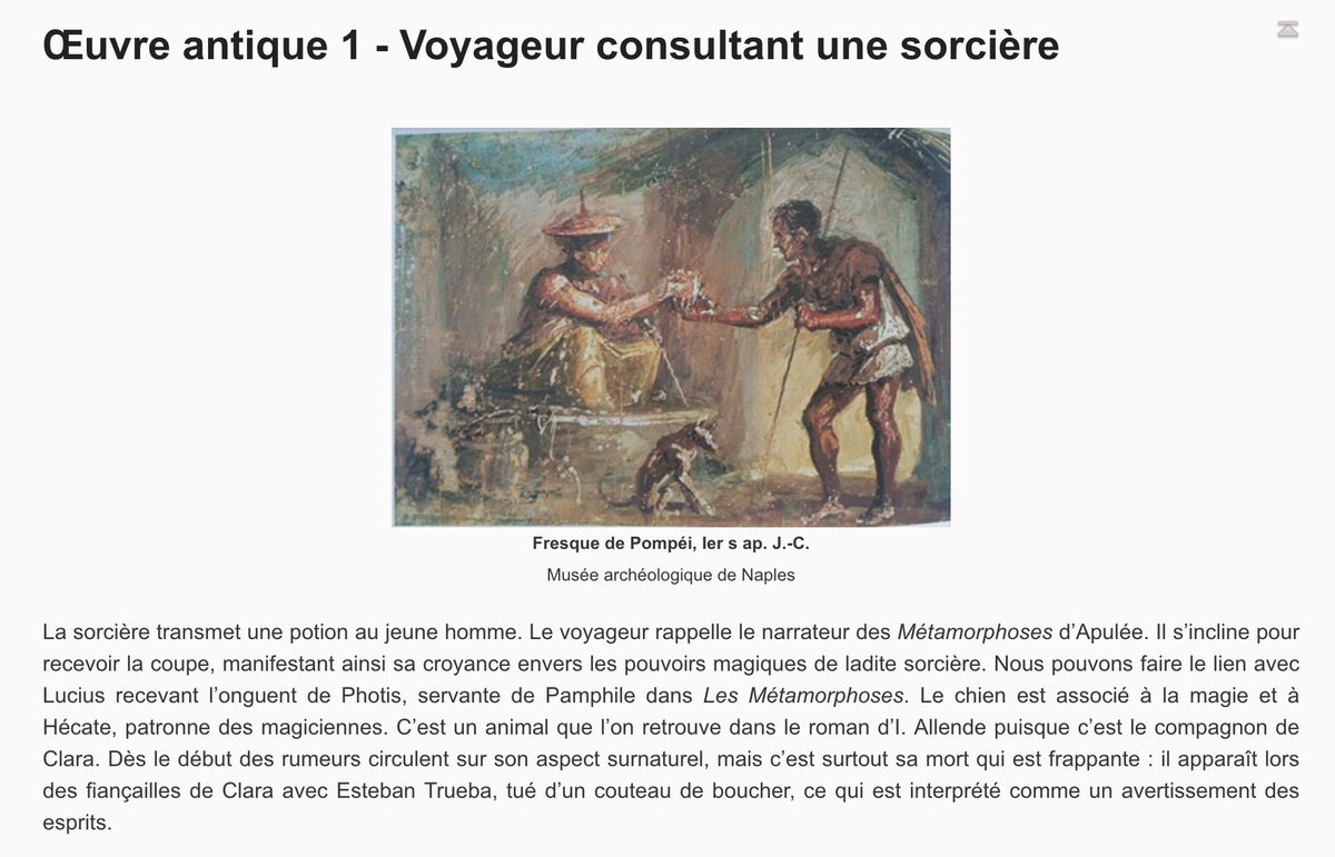 PageDesLettres's tweet photo. Propositions pour un #portfolio iconographique autour des « Métamorphoses » d'Apulée - Lettres - https://t.co/uEyW35SAge - Pour valoriser les thèmes communs avec « La Maison des esprits » d’I. #Allende : #magiciennes et porosité entre le monde des vivants et le monde des #morts. https://t.co/lJE3PdFXYy