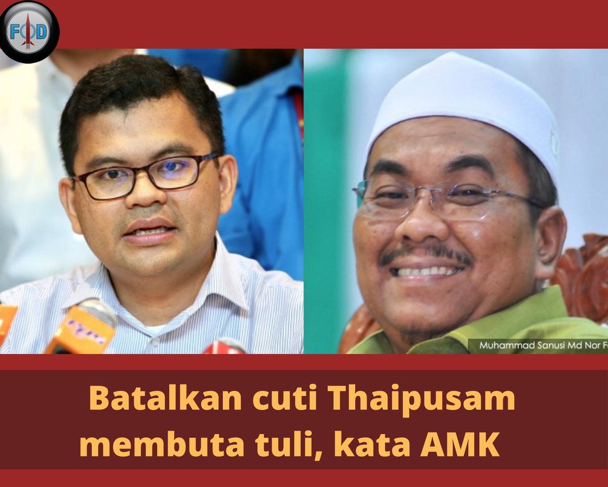dap_of's tweet photo. Batalkan cuti Thaipusam membuta tuli, kata AMK

Berita penuh sila klik link dibawah:
https://t.co/6UDGU1Nxpv https://t.co/NOIVZgwdFG