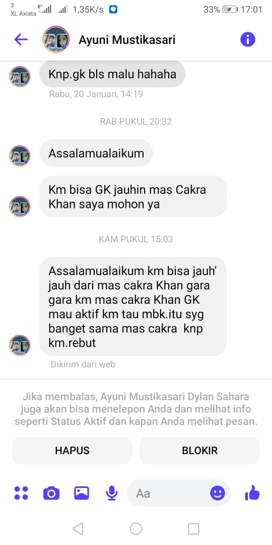 Patma_R's tweet photo. Aa @CakraKonta nih orng siapa sih aa kenal dia..hadeuhh lieur urang di inbox wae a https://t.co/Wy80W75tOT