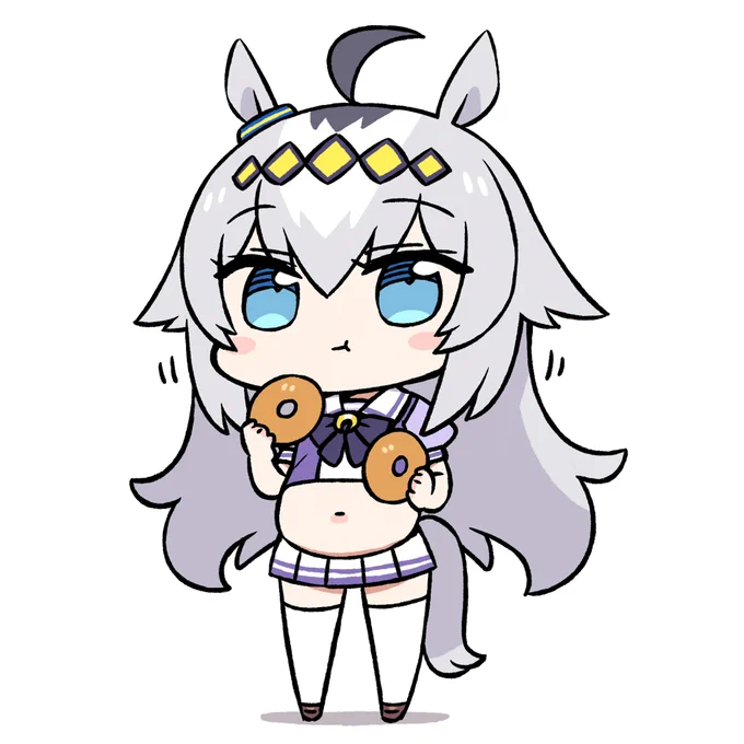 おなかぽっこりかわいいオグリ #ウマ娘 