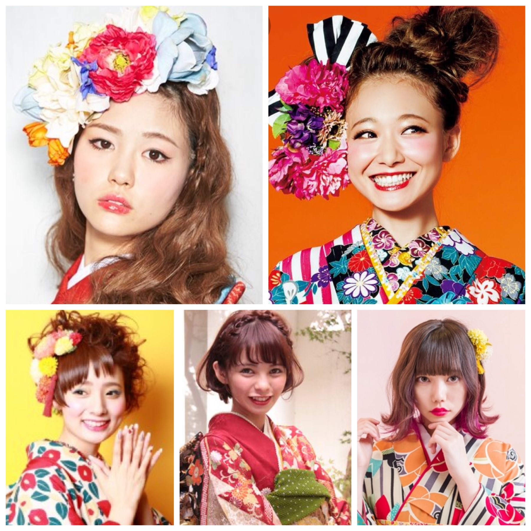 表参道 代々木公園 Nao 顔タイプ診断 パーソナルカラー診断 骨格診断 メイク 今更ですが 顔タイプ アクティブキュート さんの 振袖や袴に似合う髪型をまとめました 装飾はとにかく派手にしてインパクトをつけましょう 柄も派手で良い 目力が