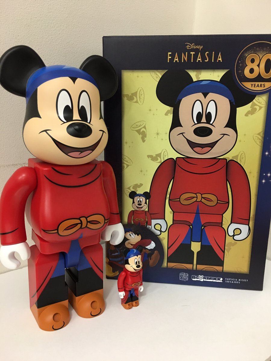 あみあみ秋葉原店 あみあみ秋葉原ラジオ会館店 メディコム トイ様の Be Rbrick Cookie Monster 100 400 1000 Be Rbrick Fantasia Mickey 100 400 1000 がそれぞれ入荷しました 写真は400 のものになります ベアブリック