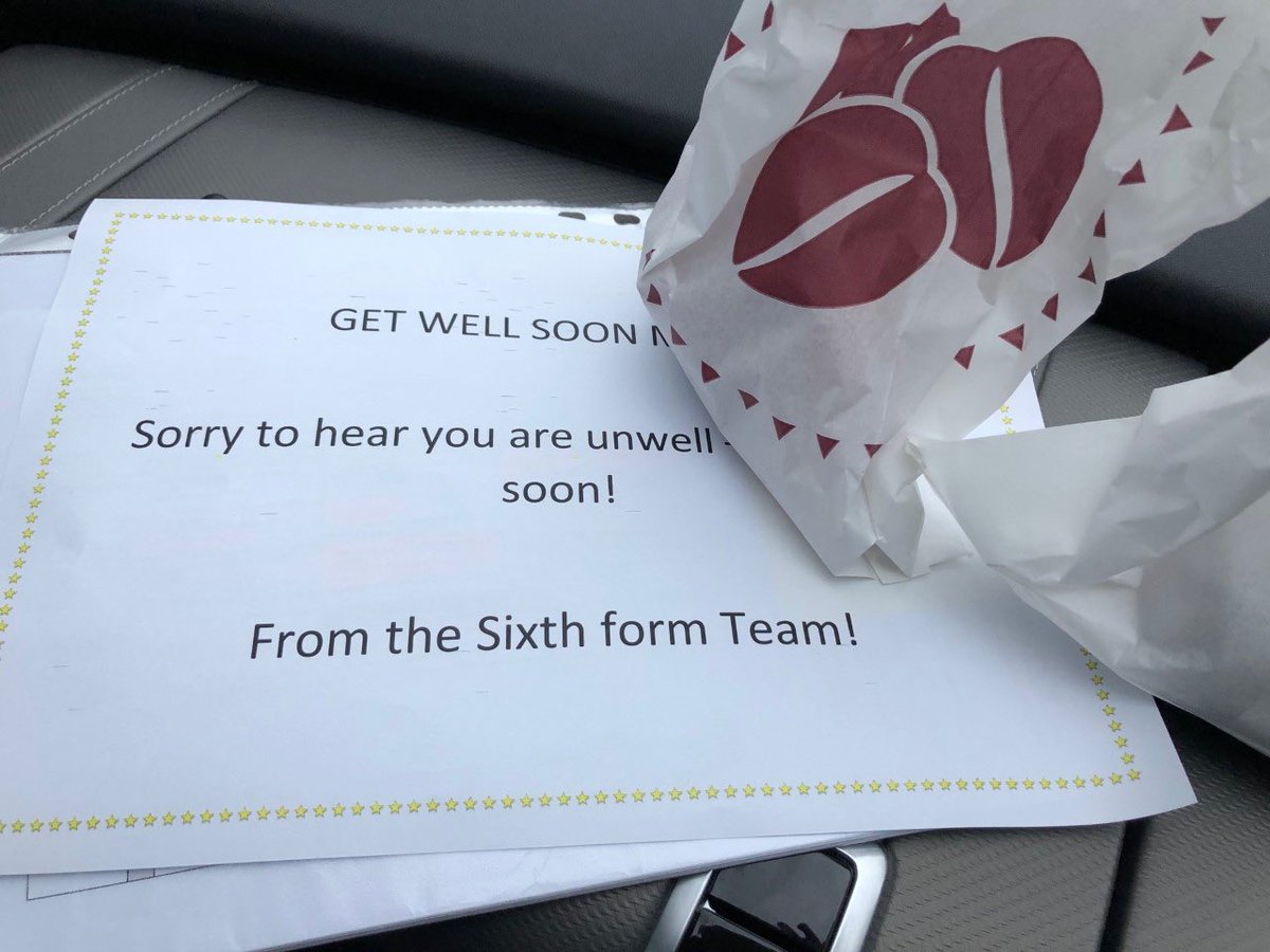 CVHS_SixthForm's tweet photo. Nice to be nice deliveries took place this week with Mrs Willcox delivering Costa drinks to our winners for being amazing in lessons and being helpful to others. Will you have a drink delivered to your door next week? @ChelmerValleyHS https://t.co/tewLHauQ9Q