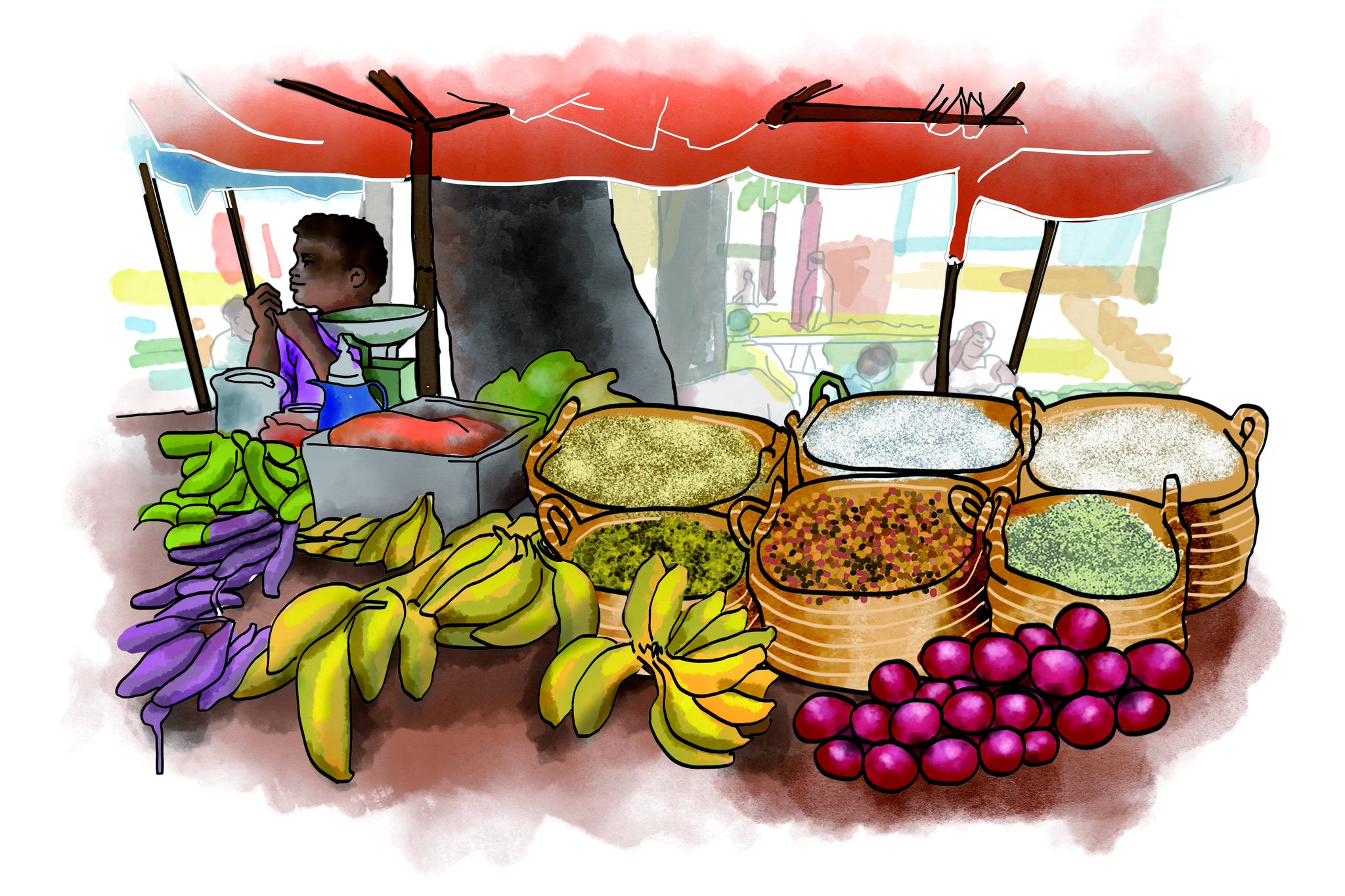USK: Vegetable market behind Mercado Modelo, Santo Domingo… | Flickr