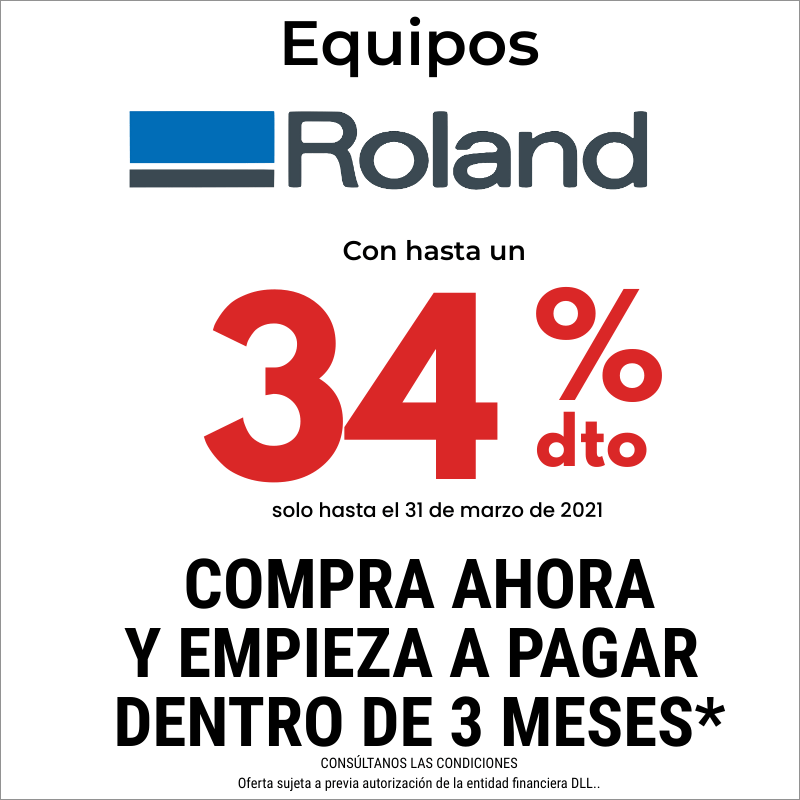 Aprovecha el momento. 
Equipos @Rolanddgi a un precio increíble.
 
✅Hasta el 31 de marzo.
✅Hasta un 34% de descuento.
✅Compra ahora, no empieces a pagar hasta dentro de 3 meses.
✅Financiación disponible.

Del 1 de enero al 31 de marzo o fin de existencias.