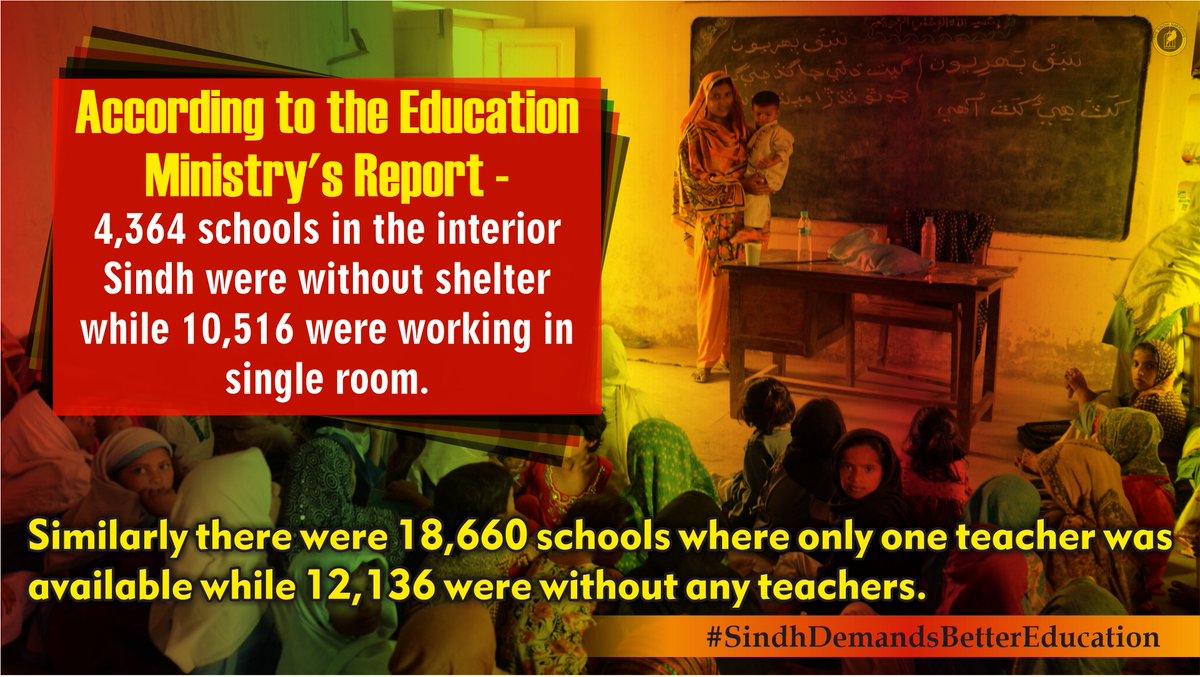 TSNARRATIVES's tweet photo. Education is the basic right of every child. Give better education to our children. Sindh's future depends on them. 

#SindhDemandsBetterEducation 
#InternationalDayofEducation 

@RVankwani @nazranayusufzai @SAPAC @bilalfqi @Bwarraich @murtazasolangi https://t.co/eXMR1MS3TM