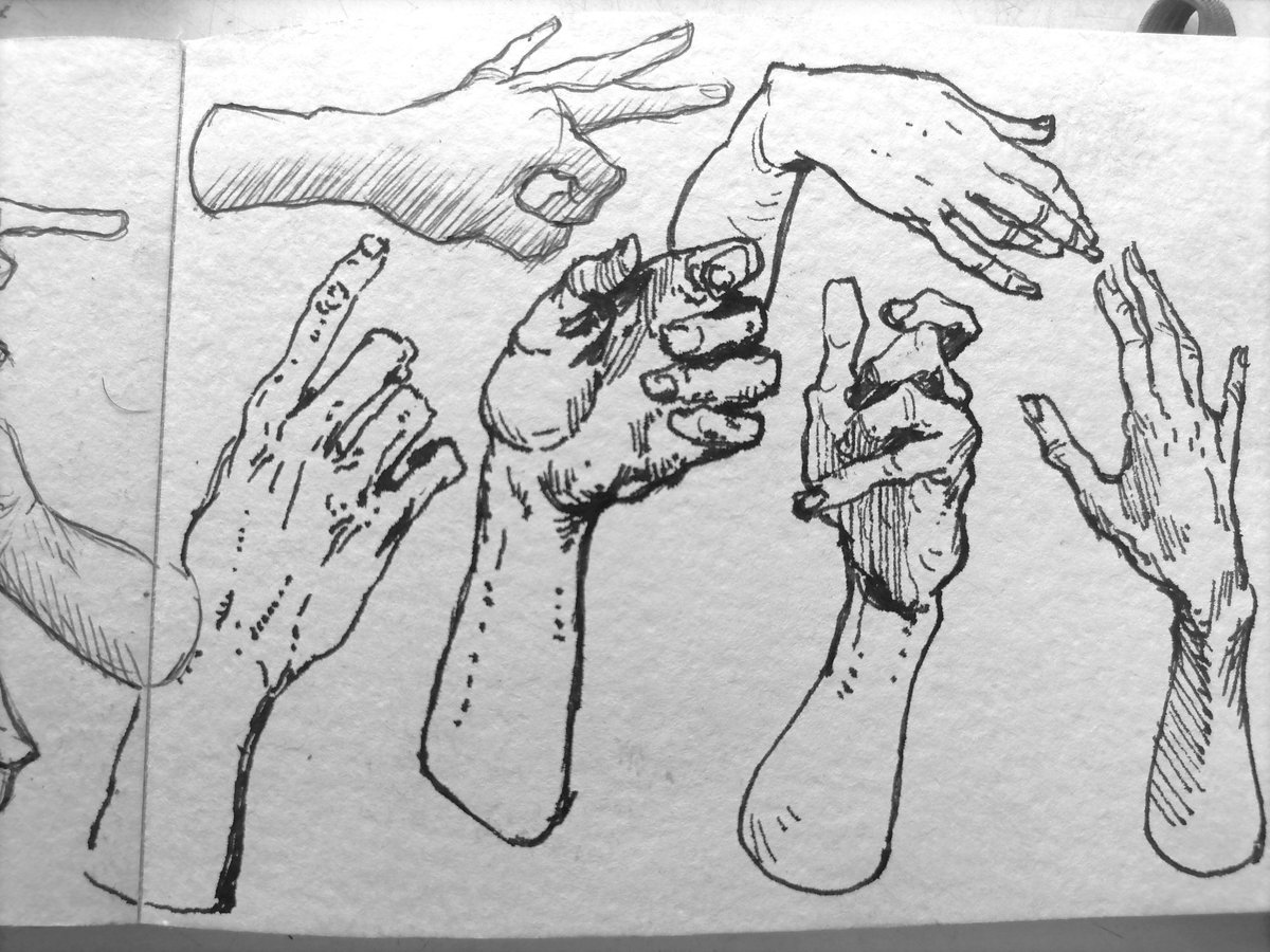 Hand studies 
