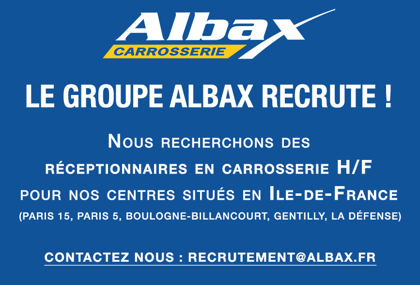 A vos candidatures ! Le Groupe Albax recrute. 
N'hésitez pas à partager autour de vous. 
📩 recrutement@albax.fr

Carrosserie Albax Groupe Albax #Carrosserie #Carrossier #Emploi #Embauche #CDI #CDD #Job #IDF #JobParis #Recrutement