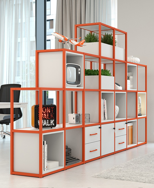Task_Systems's tweet photo. As part of our 'Reimagine the way we work' series we are bringing forward products for agile working environments. In this series we are focusing on GRID storage, ideal for creating reconfigurable work zones without the need for fixed partitions. #spacedividers #modularstorage https://t.co/i3ov9X47Dm