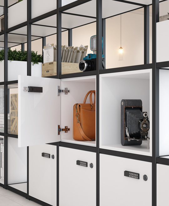 Task_Systems's tweet photo. As part of our 'Reimagine the way we work' series we are bringing forward products for agile working environments. In this series we are focusing on GRID storage, ideal for creating reconfigurable work zones without the need for fixed partitions. #spacedividers #modularstorage https://t.co/i3ov9X47Dm
