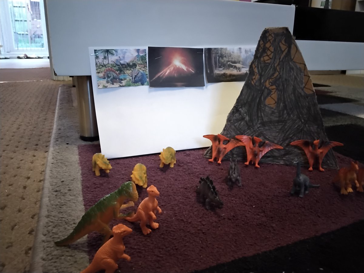 DanesholmeJun's tweet photo. Asbru are doing amazing work at home. Miss Watson is really proud of you all. This week they have been making volcanoes and they are fantastic!! #AsbruHomeLearning #VolcanoMaking #DJAAsbru https://t.co/Eay52l1N4v