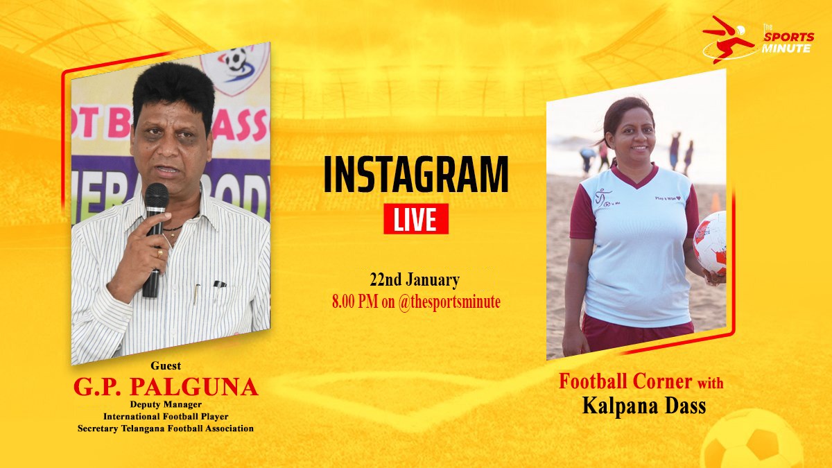 TheSportsMinTSM's tweet photo. 📲FOOTBALL CORNER with Kalpana Dass! Catch our Instagram Live today (22.01.2020) at 8 pm sharp as Kalpana talks to our esteemed guest  Mr.Palguna

#footballcornerwithkalpanadass 
#football  #indianfootball
#TheSportsMinute #tsm #isl #2020 https://t.co/vz7ln18bjN