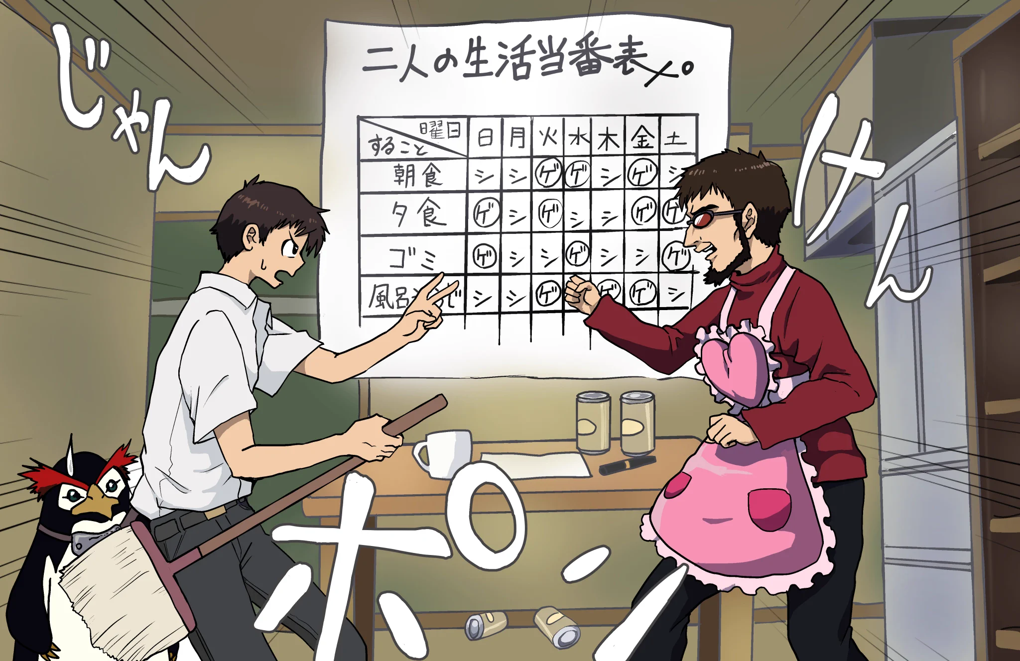 これなら親子関係がうまくいく？エヴァのミサトをゲンドウに変えた結果www