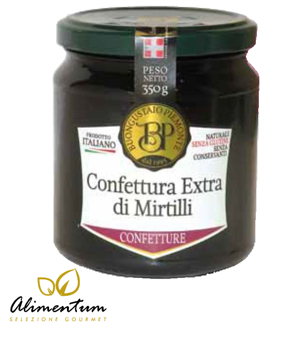 Una dolce proposta per assaporare tutto l'anno la genuinità dei mirtilli provenienti da piante coltivate secondo i metodi tradizionali e lontane da fonti inquinanti. 

Buongustaio Piemonte realizza una confettura consistente e  morbida, dall'ottima spalmabilità.