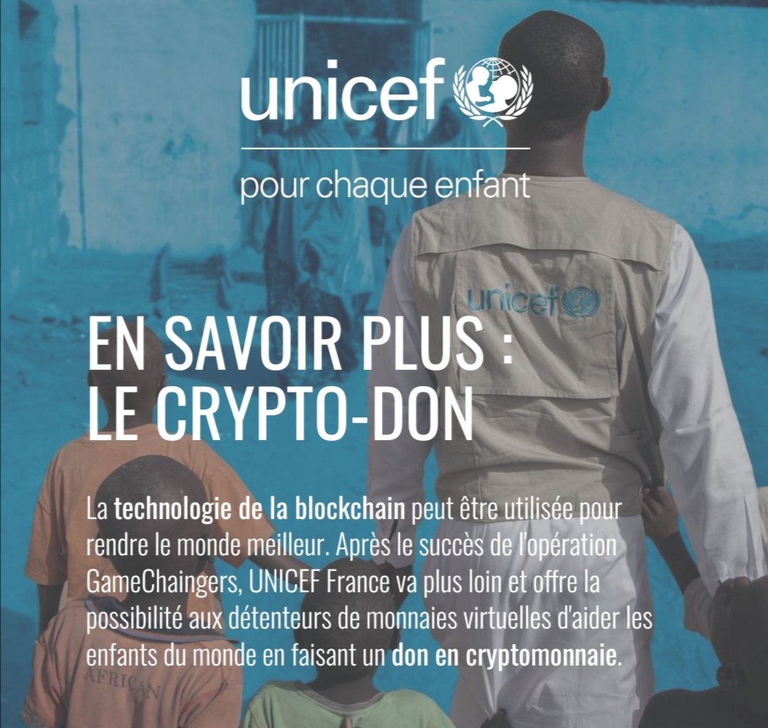 📱📲 #Cryptomonnaies et #dons
Une approche révolutionnaire pour lever des fonds autrement. 🙌
#UNICEFfrance est une #Ong agile qui sait utiliser les avancées technologiques.
#peertopeer
#TechForGood #masterclass #TransfoNum du don
 lp.unicef.fr/comment-faire-…