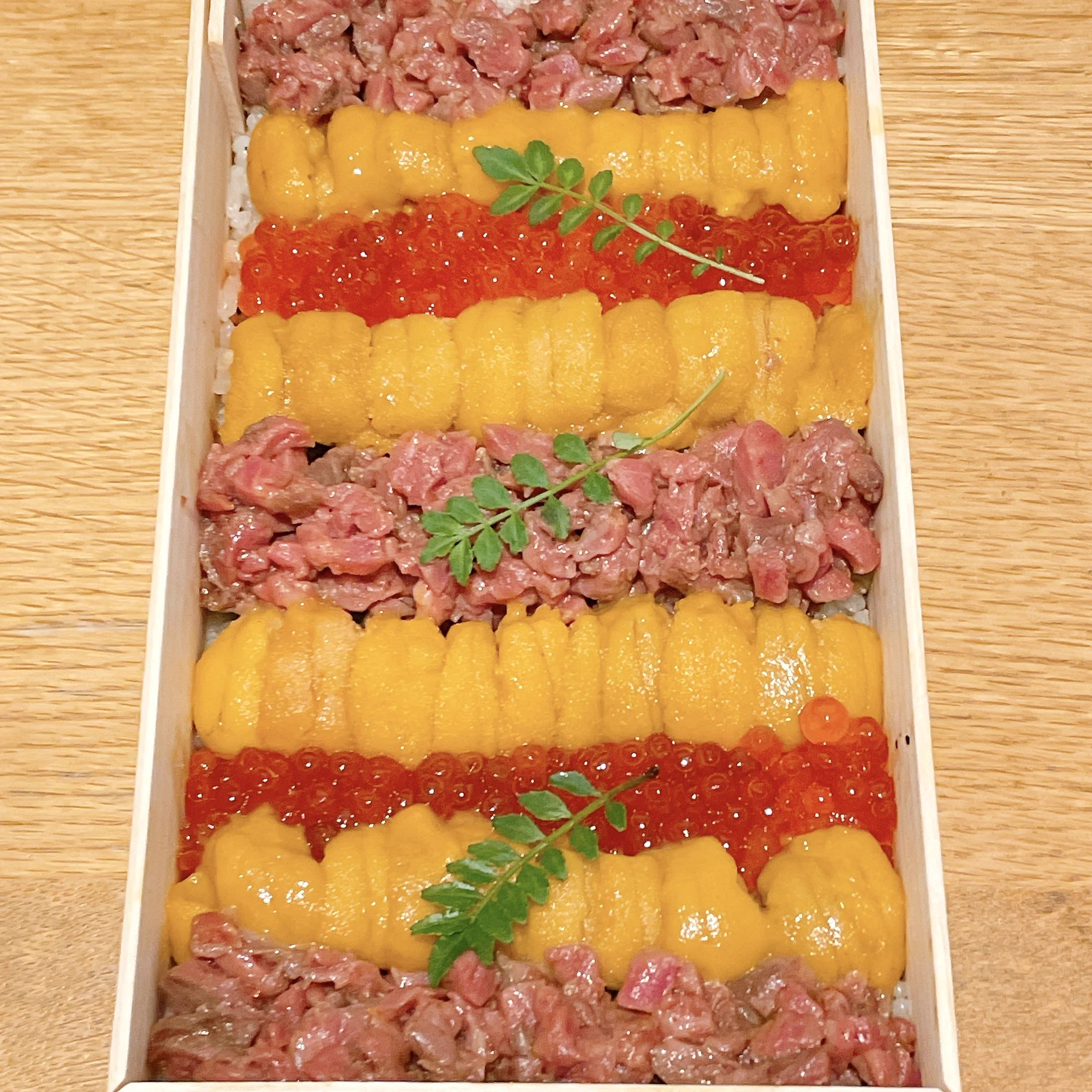 「ウニとイクラの和牛ばらちらし」豪華絢爛！焼肉店【銀座ちかみつ】テイクアウト可能