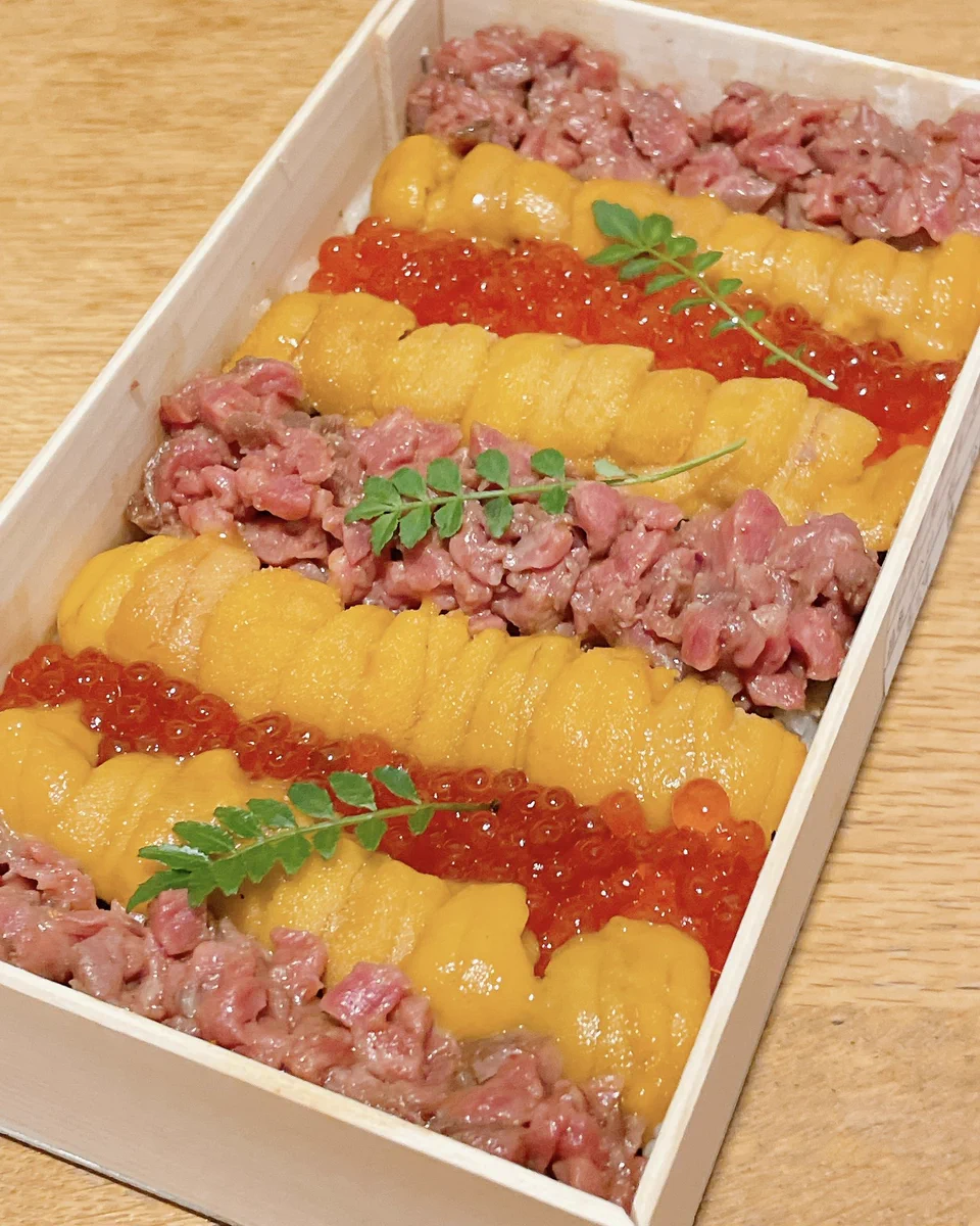 「ウニとイクラの和牛ばらちらし」豪華絢爛！焼肉店【銀座ちかみつ】テイクアウト可能