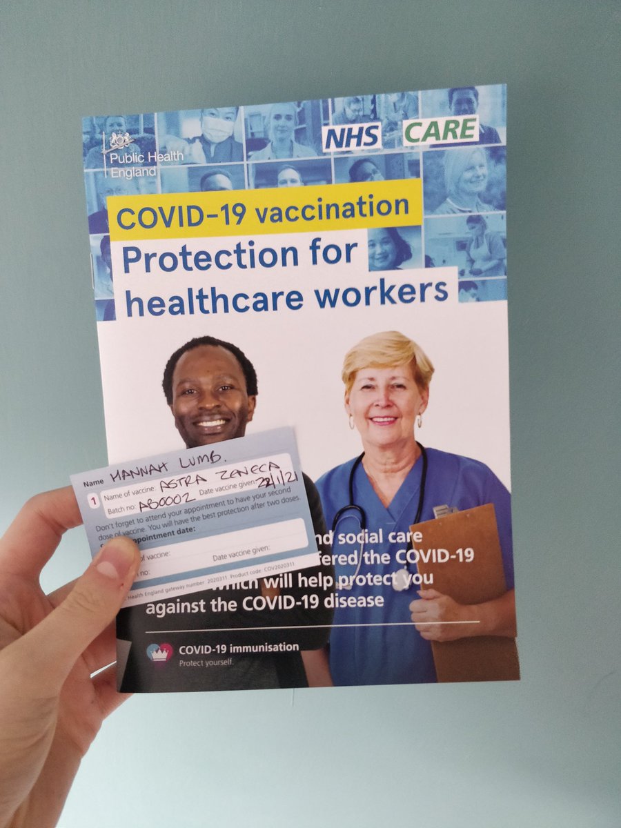 Had my #CovidVaccine  today (jab 1/2). Was very quick and painless! Thankyou <a href="/clareparkernhs/">Clare Parker</a>  and everyone supporting the vaccine rollout at <a href="/PennineCareNHS/">Pennine Care NHS FT</a>  💉