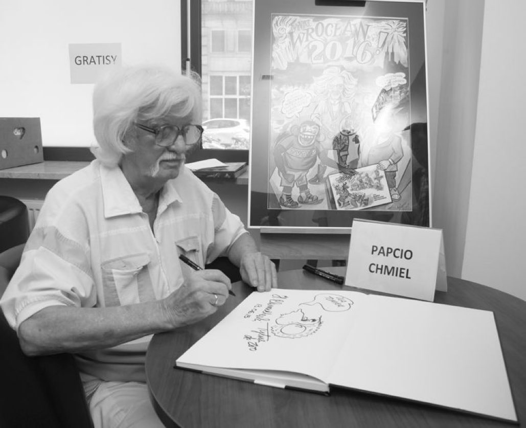 The famous #Polish comic book artist #HenrykChmielewski, #PapcioChmiel, best known as the author of the #TytusRomekAtomek series passed away yesterday January 21, 2021, aged 97. 

He was a Polish #HomeArmy soldier who fought during the #WarsawUprising. #WW2 #comicartist