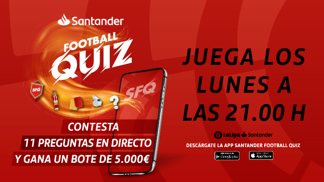 lamacope's tweet photo. 🐛 ¿Quieres ser el BICHO de @LaLiga Santander? 

😏 ¡Demuéstramelo en el #SantanderFootballQuiz!

⏳ 11 preguntas para alcanzar la gloria con @santander_es 

🏆 ¡Hay hasta 5.000€ entre todos los acertantes!

📅 Lunes 25
⏰ 21h

Descarga la app y juega👉 https://t.co/9zGtiGEb2C https://t.co/xHV49lKi0k