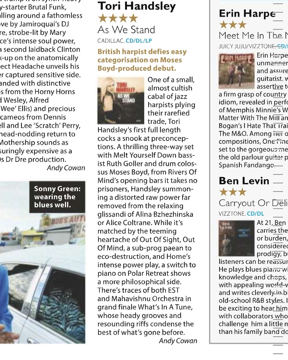 Wow thank you Mojo magazine Andy Cowan for these killer words 👊🏼 

"from Rivers of Mind's opening bars it takes no prisoners, Handsley summoning a distorted raw power..." 
<a href="/MOJOmagazine/">MOJO Magazine</a>
<a href="/ruthgoller/">ruth goller SKYLLA</a>
<a href="/Mosesboyd_/">Moses Boyd</a>
#newmusic 
#environment
#climatechange
#conservation