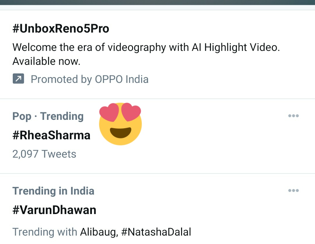 Prema___'s tweet image. Okay she is trending 🥺😭😭 #RheaSharma