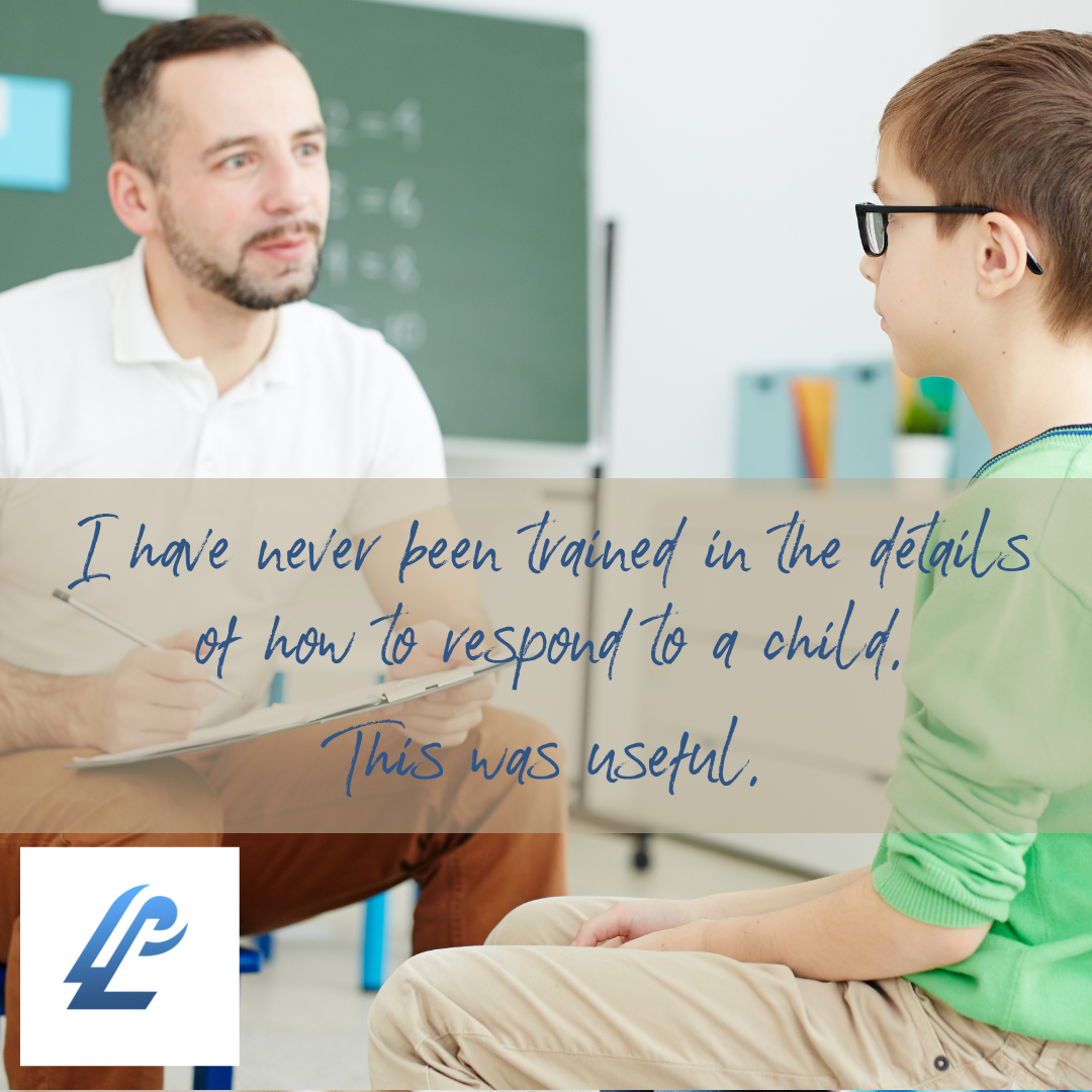 PosLearning's tweet image. “I have done many training sessions but have never been trained in the details of how to respond in the presence of a child. This was useful.” – great feedback from a participant on our #safeguarding for #children course